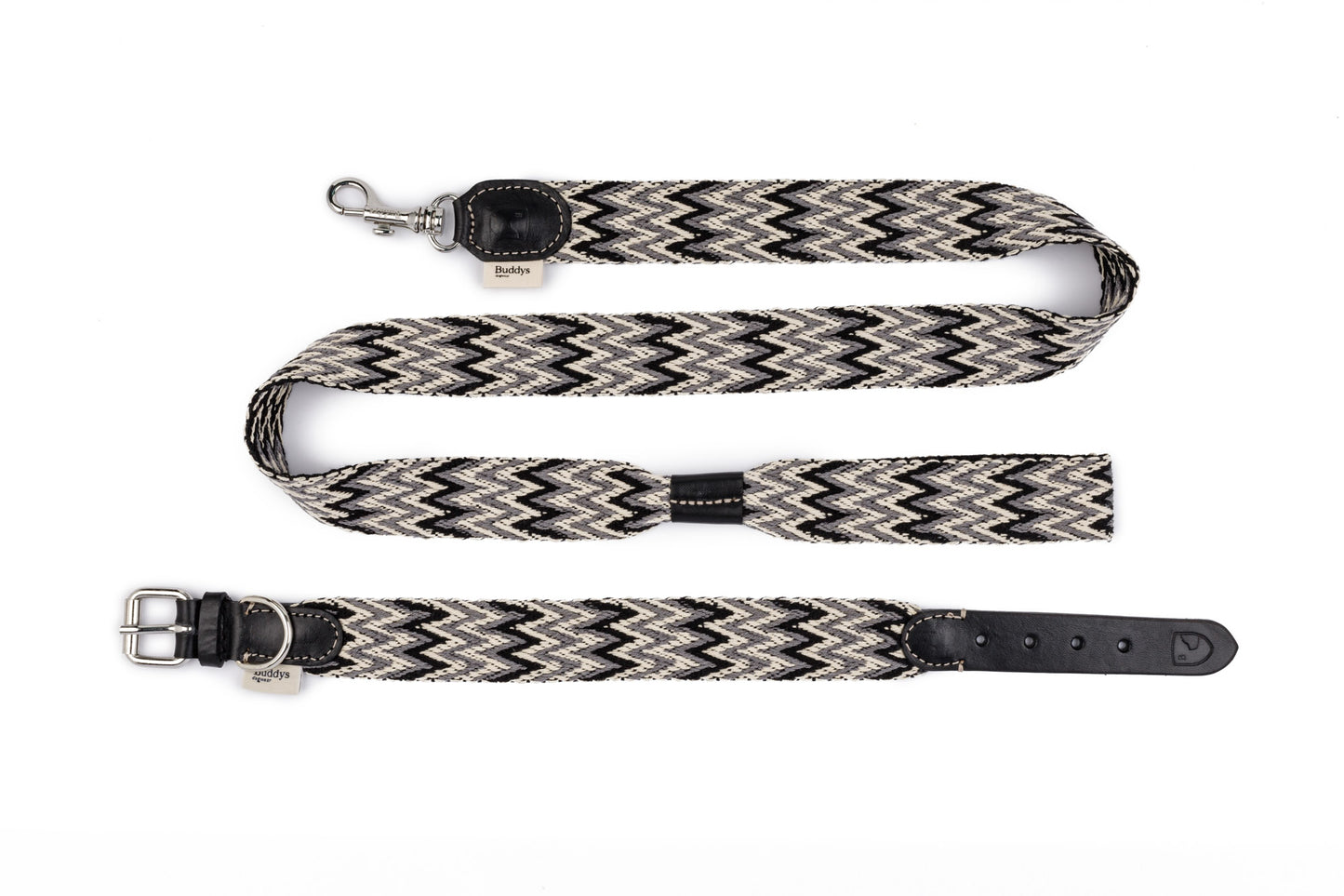 Peruvian Cotton Dog Lead Black