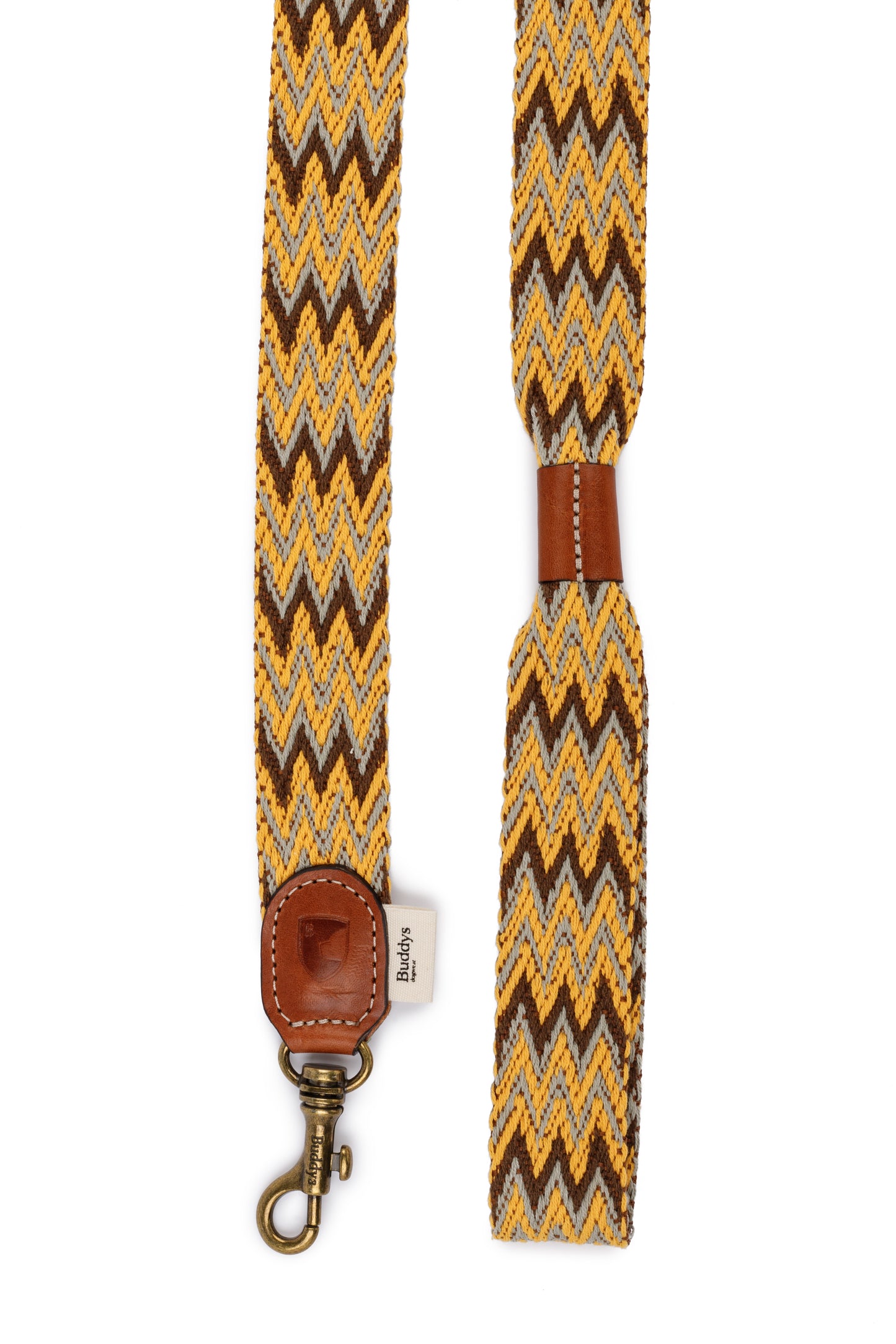 Peruvian Cotton Dog Lead Gold