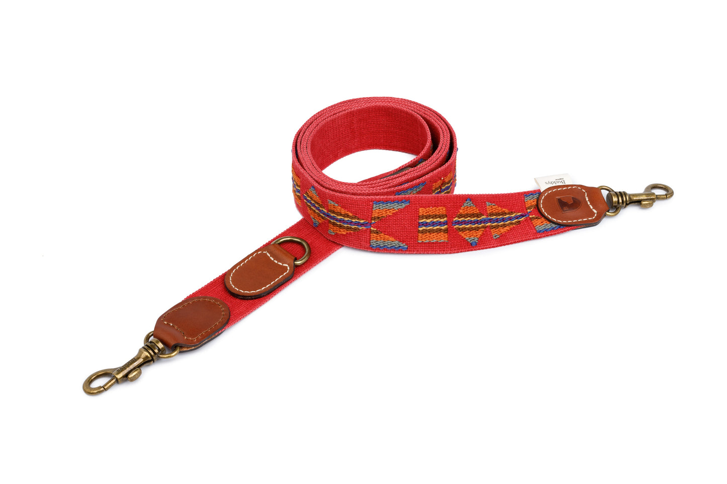 Etna Adjustable Cotton Dog Lead Red