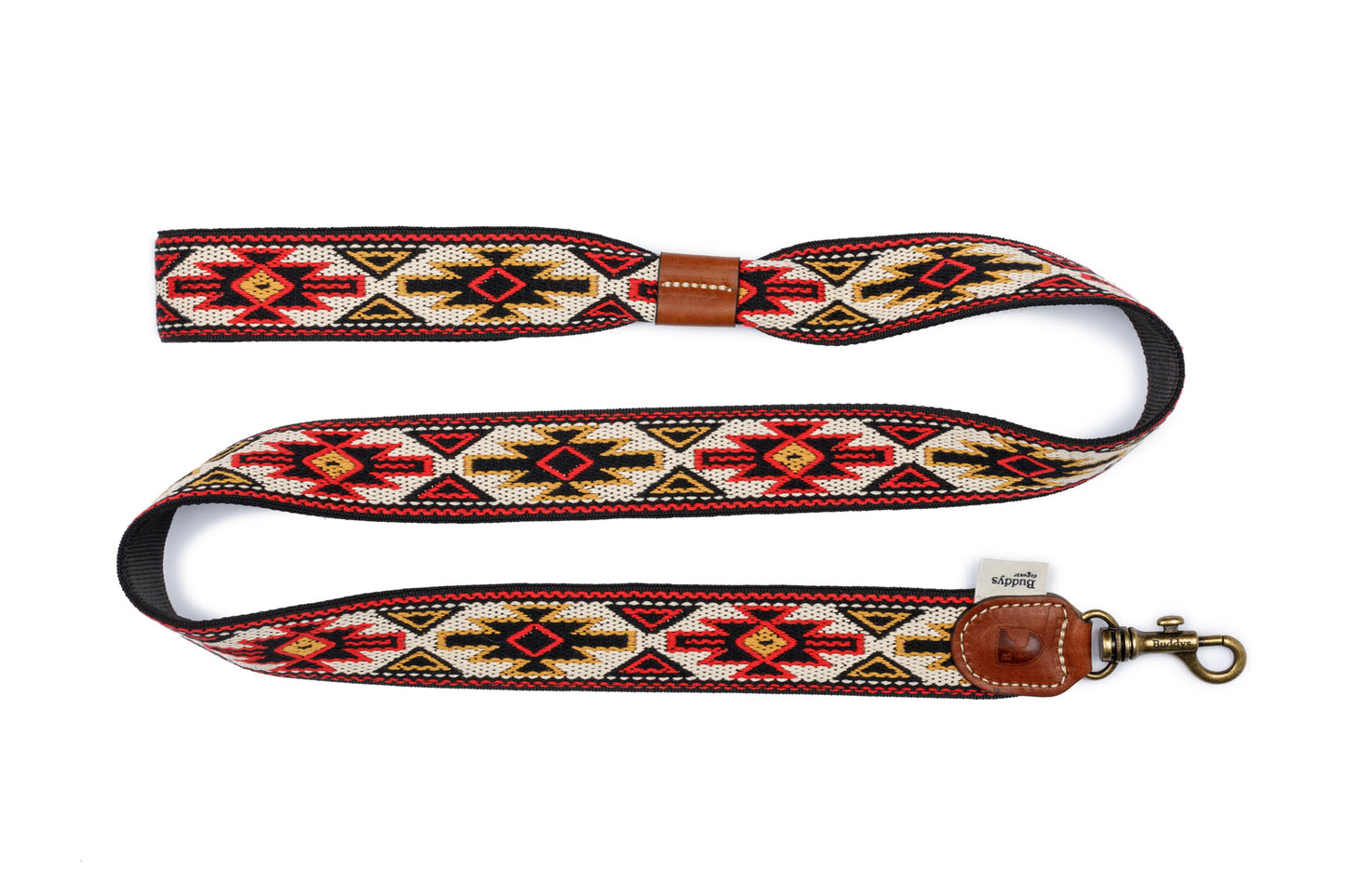 Peyote Canvas Dog Lead Red