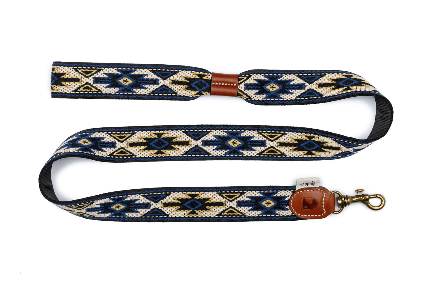 Peyote Canvas Dog Lead Blue