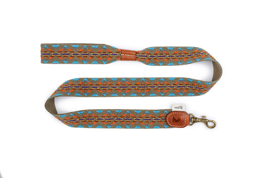 Etna Cotton Dog Lead Green