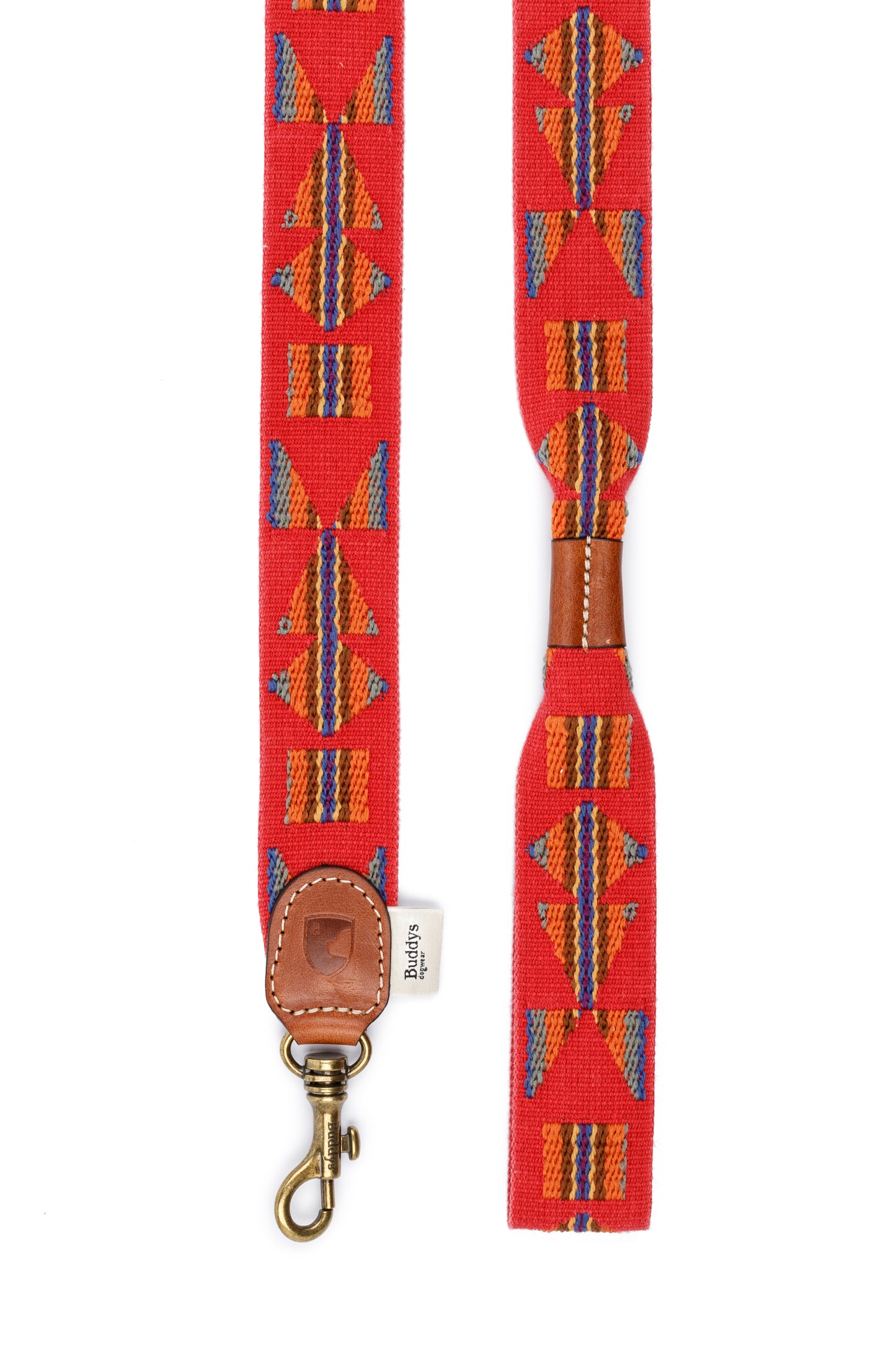 Etna Cotton Dog Lead Red