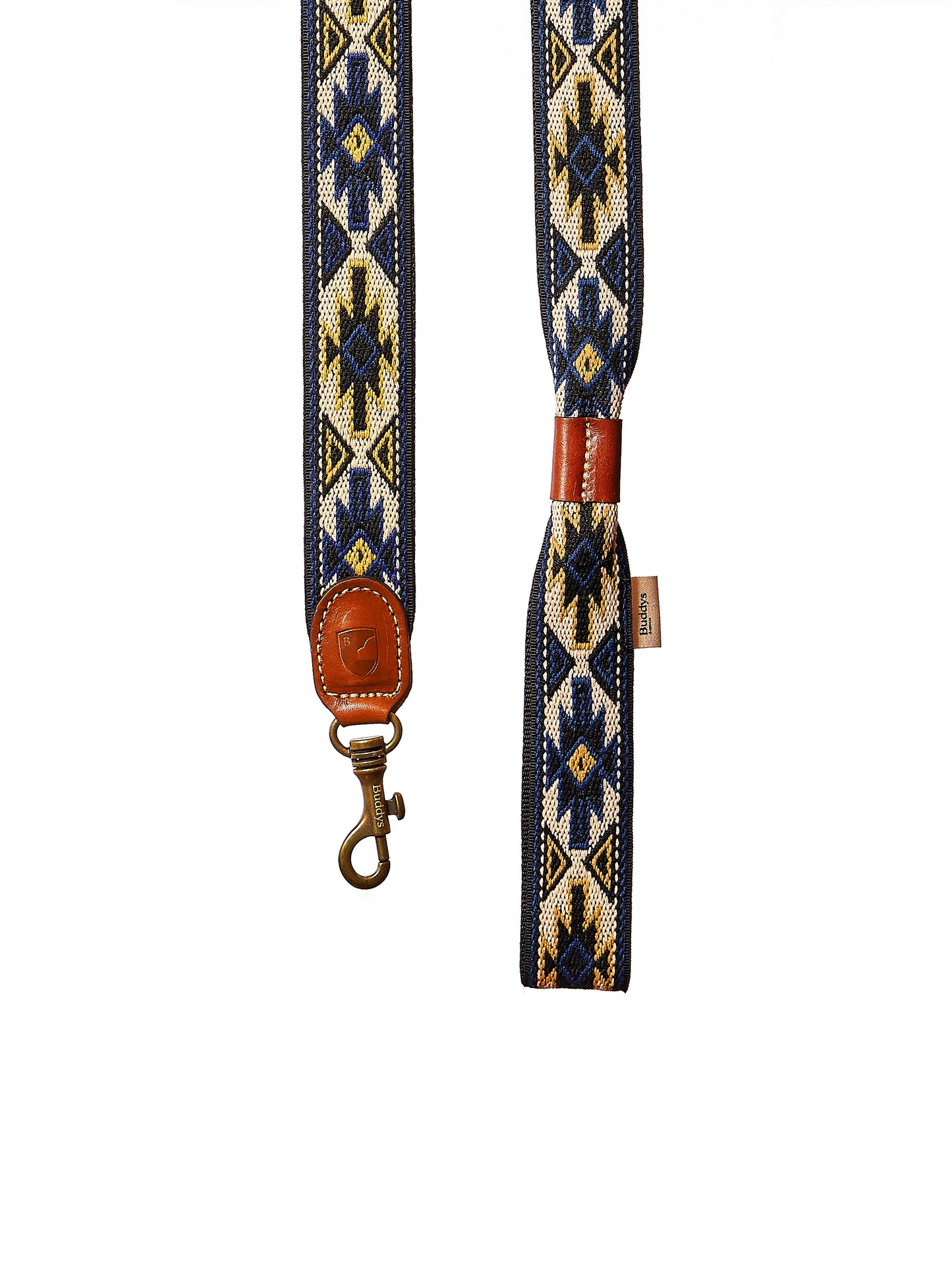 Peyote Canvas Dog Lead Blue